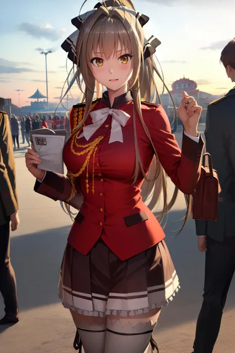1girl, sento isuzu, isuzu-uniform, solo, standing, happy, amusement park, <lora:SentoIsuzuV10:1>, (ultra high res,best quality), (8k, RAW photo, best quality, masterpiece:1.2), professional lighting, physically-based rendering, highres, absurdres,
