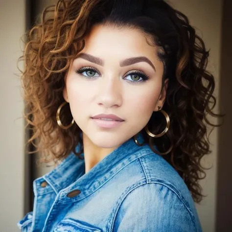 Picture, best quality, a woman in city, photo of beautiful ZC<lora:ZC:1.0>, casual, brown eyes, curly hair, make up, looking at viewer, perfect face, perfect eyes, sharp focus, Intricate, High Detail, dramatic, photorealistic,