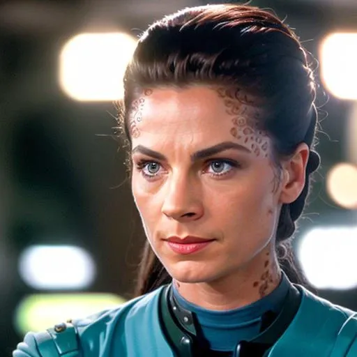 RAW photo, jadzia dax, (high detailed skin:1.2), 8k uhd, dslr, soft lighting, high quality, film grain, Fujifilm XT3 <lora:terry farrell as dax v1.1:1>