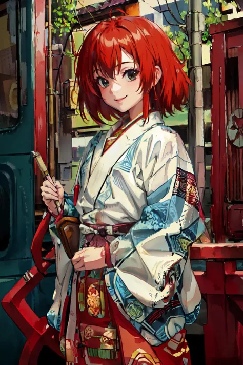 <lora:Kabuki:1.2> cowboy shot,
(best quality, masterpiece, RAW photo,ultra-detailed:1.2), <lyco:GoodHands-beta2:1.0>,1girl,solo,looking at viewer,smile