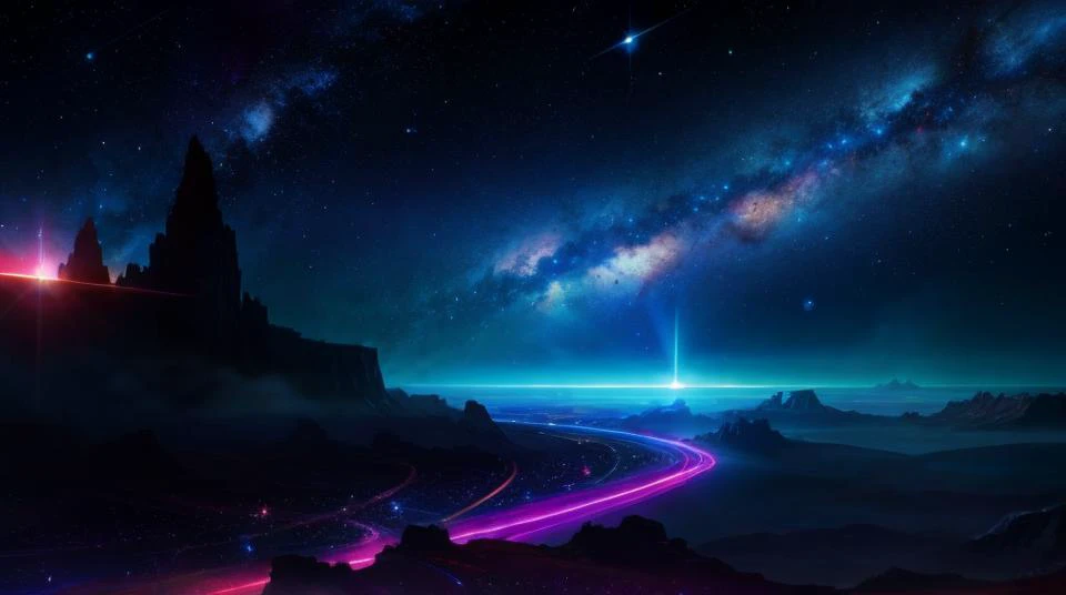 Totaly random very epic space landscape