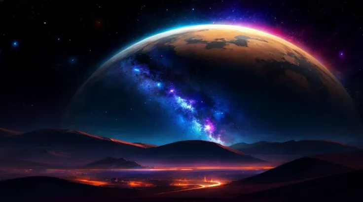Totaly random very epic space landscape