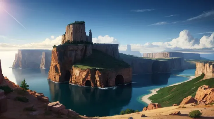 Totaly random (((very epic))) landscape, photoshot, very realistic