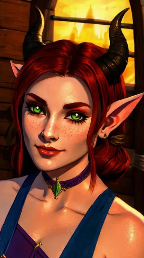 (masterpiece, best quality, photorealistic realistic,) 1 women, blunt bangs, white shirt, orange hair, shiny brown eyes, cleavage, thin eyebrows, eyelashes, lace, licking lips, lingerie, lipstick, long hair, looking at viewer, makeup, nose, open mouth, orange background, red lips, single, tongue out, upper body, arm tattoo, blurred background, close up, chest tattoo, depth of field, makeup, motion blur, shoulder tattoo, tattoo, ear piercing, earrings