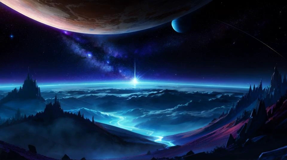 Totaly random very epic space landscape