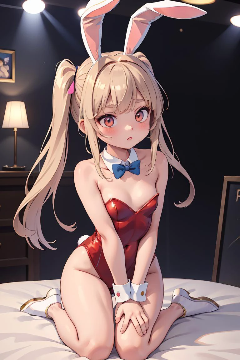 (masterpiece, best quality), 1girl, <lora:Concept_Bunny:1> animal ears, playboy bunny, rabbit ears, fake rabbit ears, fake animal ears, strapless, strapless leotard, detached collar, bare shoulders, bowtie, bow, wrist cuffs;