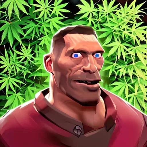 <lora:MGE-000066:1> mge , weed, meme, red ayes