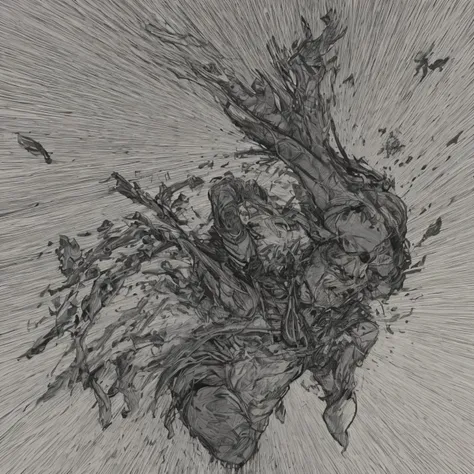 (best quality,4K,8k,high resolution,masterpiece:1.2),super detailed,ink style characters,expressive strokes,dramatic shadows,black and white,Exquisite details,high contrast,dim lights,monochrome,illustration,ink,etched lines,ink飞溅,Sketch aesthetic,tempting pose,curve,fluid movement,eye-catching composition,Elegant and simple,ink texture,artistic interpretation