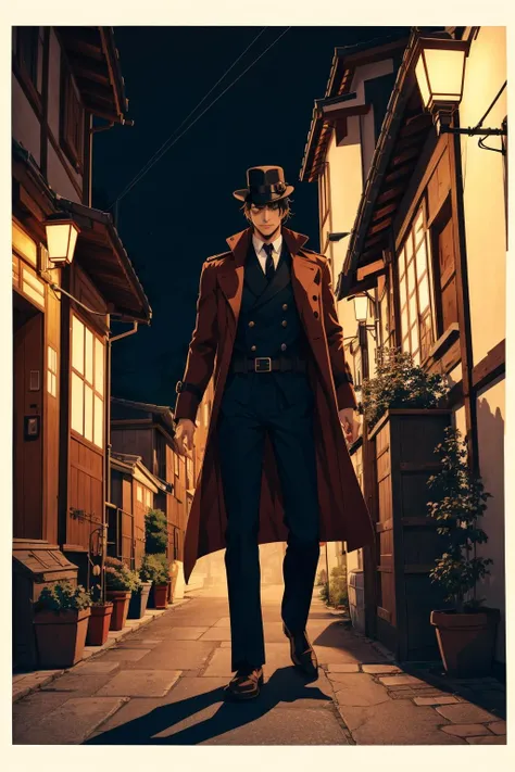 In the evocative style of Japanese animation, our charismatic male protagonist springs to life in a stunning hand-drawn illustration that encapsulates the essence of his character. Be it against the backdrop of a picturesque European village, the shadowy alleys of a noir-inspired city, or the mystic landscapes of an otherworldly realm, he stands as the embodiment of classic European comic heroism. His enigmatic eyes, filled with intrigue, reflect the depths of his adventures. With his meticulously detailed attire, whether it's a vintage detective's trench coat, a steampunk-inspired ensemble, or a fantastical medieval garb, he captures the essence of European comic book elegance. This illustration not only showcases his impeccable design but also promises an enthralling journey filled with enigmas, suspense, and the timeless charm of hand drawing manga and japanese animation