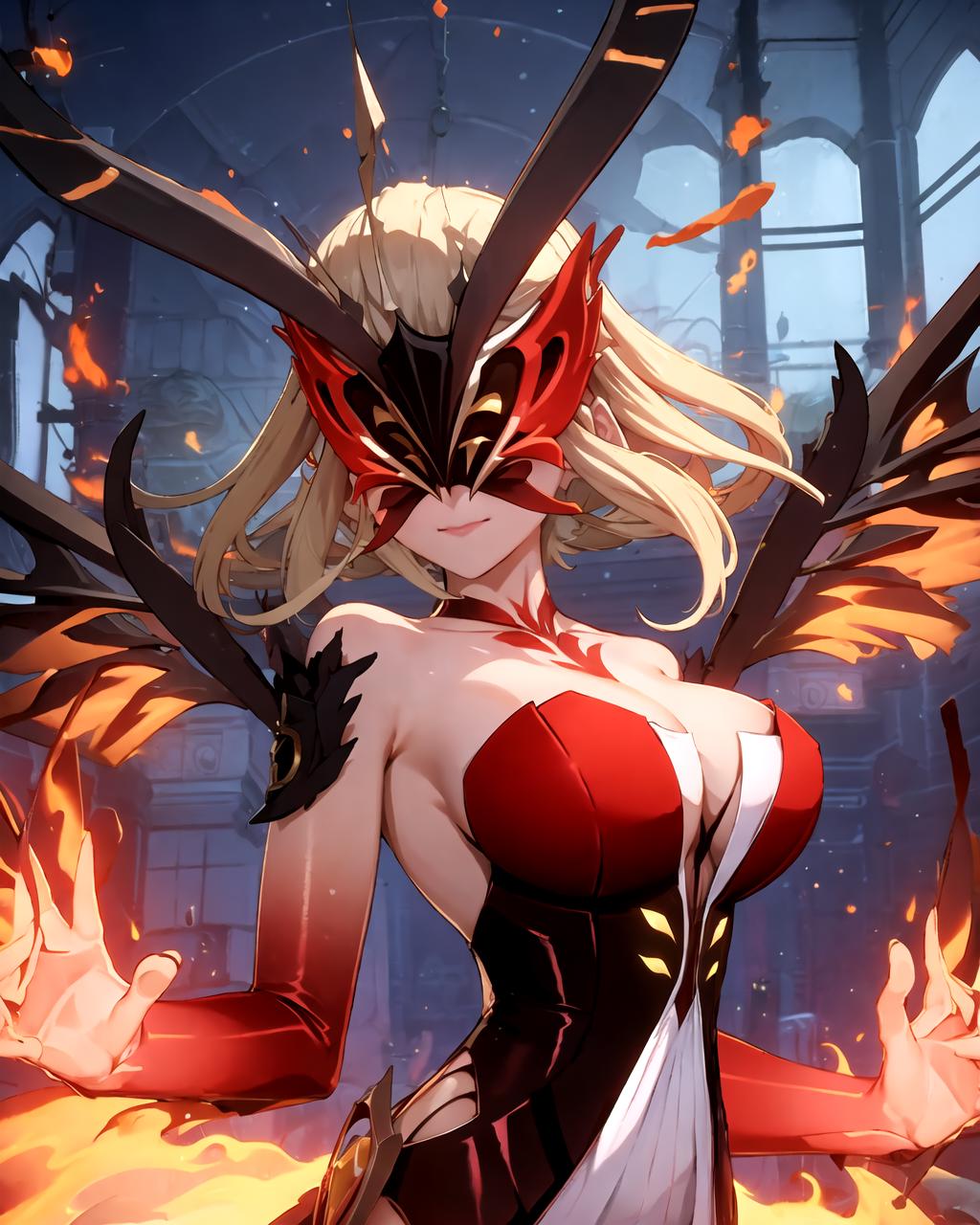La Signora Crimson Witch Of Embers (Genshin Impact) v1.0