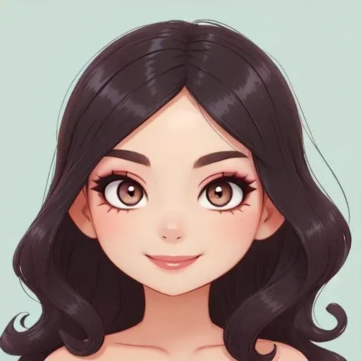 female, age 25, long wavy hair, wild hair, high cheek bones, round face, cute, highly detailed, sharp focus, stunningly beautiful, looking at camera, smile, sultry look, makeup <lora:Tara_McPherson_v1:1>