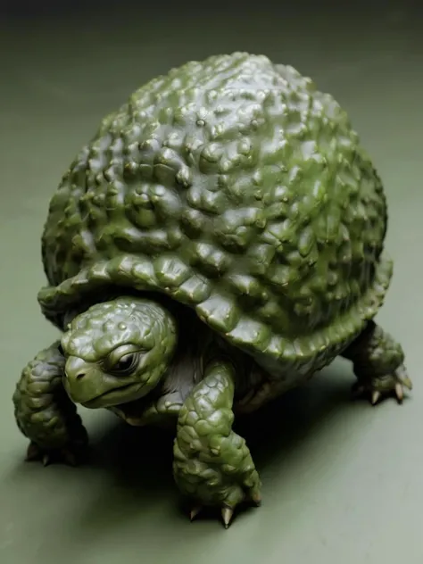 concept art, Tortoise, Ultra Detailed, Glitchcore, Cinestill, <lora:avocado_skin:1> avocado skin