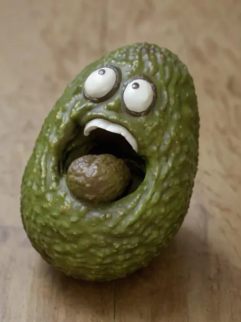 potato head screaming <lora:avocado_skin:1> avocado skin