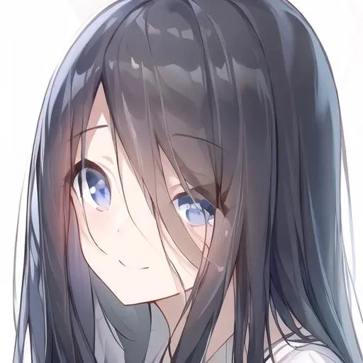((masterpiece)),(best quality), absurdres,sadako_yamamura,<lora:Sadakobest:0.8>, <lora:quanAvatarStyle_v10:1>,face,facial, white background,smile, head,