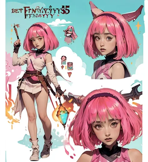 (ultra high definition:1.3),beautiful symmetrical detailed eyes,(best quality:1.5),1girl,full body,character sheet,(stephanie as a fantasy wizard:1.2),pink bob style hair,(simple background:0.9),fingerless gloves,character sheet,(multiple views:1.1),<lora:CharacterDesign_Concept:0.8>,multiple views,<lyco:de-anime-er_v10:0.7>,<lora:stephanie_V2:1.2>,