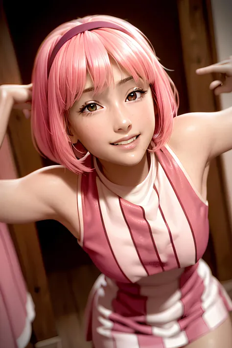<lora:stephanie_V3:1>, stephanie a girl, with pink hair and a pink wig, girl in a lawn, best quality, masterpiece, ultra high res, photorealistic, 1girl, offshoulder, smile, (european:1.5), smile, (striped dress:1.4), intricate detail, (rich:1.4), prestige, gorgeous, symmetric, (perfect face, perfect eyes, symmetric eyes, perfect hair, flying hair, look at viewer, european girl, smile, perfect smile, teeth, perfect teeth, brown eyes, perfect ears:1.4) 8k, high quality, photografy style, model position, perfect hands, detailed face, perfect face, look at viewer, perfect mouth, perfect eyes, cowgirl position, low angle shot, focus ass, (perfect hands:1.3), detailed face, perfect face, look at viewer, perfect ass, pefect lips, symmetric, symmetric eyes, detailed eyes, 8k, high quality, photografy style, model position, seductive look, hyperdetailed,glow,photorealistic:1.37, f/5.2, lens 135mm,3D,physically-based rendering,3d render,8k,high resolution,ultra high res,cinematic look,magical atmosphere,augmentations,insane details,intricate details,Exquisite details and textures,cinematic film still,intricately detailed,finely detail,High Detail RAW color Photo,hdr,cinematic lighting,ambient lighting,professional lighting,Romantic lighting,soft cinematic light,specular lighting,best quality,highly detailed,radiosity,god rays,sunbeam,raytracing,realistic,4k textures,