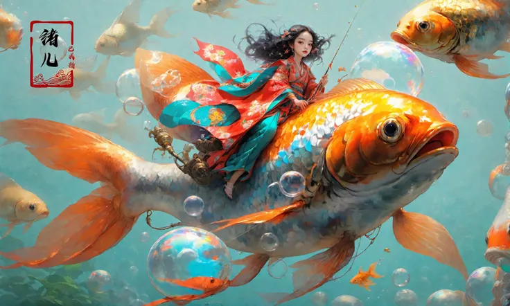 super vista, super wide Anglebubble
goldfish1girl a girl riding on a large goldfish,  fishing rodfishing(hanfu:1.4),
<lora:~Q?-Y'| goldfish:0.8>