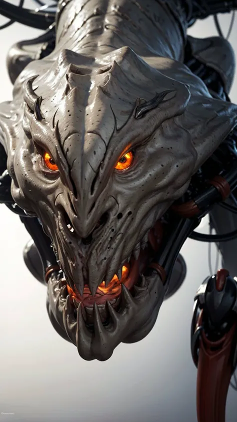 Hyperrealistic art , (masterpiece:1.3), (best quality:1.3), biogan, biopunk, hyperrealistic digital drawing of a biomechanical creature emerging from the shadows, metallic limbs glistening, Blend organic and mechanical elements, depicting intricate details and mesmerizing textures, contrasting lighting to enhance its eerie beauty, <lora:biogunv2:0.7> . Extremely high-resolution details, photographic, realism pushed to extreme, fine texture, incredibly lifelike