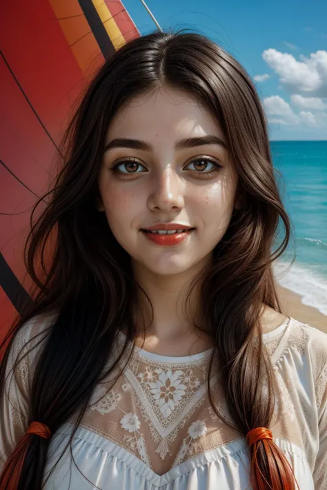 1girl, [ (comics art stylized by Peter Milligan:0.8) | (Maurice Prendergast:1.0) | (Dorothea Tanning:1.3) ], awardwinning Marker Drawing, deep red reeds and beach, Black outlines, Portrait of a Overgrown Wispy Pakistani ([Hang glider|tangerines] of [Power:Joy:13]:1.3) , it is covered in Paint, it is in a Elder Scrolls setting, Beautiful School in background, Summer, Sharp and in focus, detailed, masterpiece, Disgusting, Destructive Art, Neon Light, Selective focus, BW, Vivid paint splotches, underpainting, 4K, masterpiece
