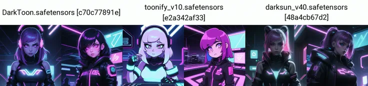 girl, cyber punk, neon light, synth wave