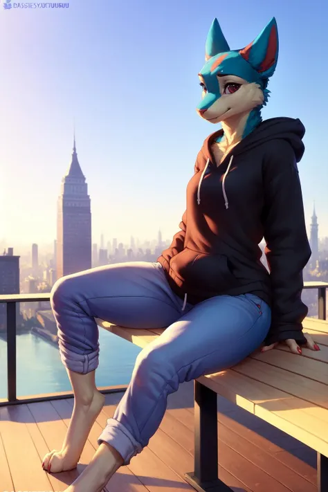 uploaded on e621, explicit content, 3d, (bastika, cutesexyrobutts, hioshiru), female, solo, quilava, city setting, sitting on bench, spreading legs, lazy posture, (baggy hoodie, jeans), clothed, clothing
<lora:Quilava:1>