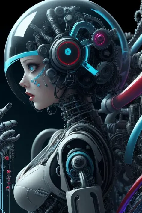 best quality,masterpiece,1 girl, adult (elven:0.7) woman, freckles, light blue eyes, ginger sleek hair,   (style-swirlmagic:0.8), solo, from side, side view, half shot, looking away, detailed background, detailed face, (<lora:PastTech:0.6>,  transparent, plasttech theme:1.1), techno-shaman, trance-like expression, resolute aura, wearing  shamanic clothes, gadgets, decorative gears, [headdress:headset:0.4],  intertwining of ancient magic and advanced technology, astral-cyber balance, , matrix conjuration, harnessing machine magic, cybernetic hex,  lit-up  runes, epic atmosphere,,