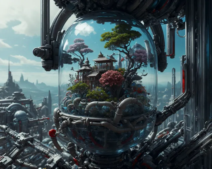 <lora:PlastTech-20:0.7>, plasttech, (extreme close up photo:0.8), plastic, small zen garden from above, scenic view, transparent, flourishing flora, blooming nature, abundant plant life, scifi, synthetic, highly detailed, intricate, surreal, atmospheric, cinematic , stylized, contrast, comic, whimsical, magical, futuristic, bokeh, masterpiece, photorealistic, 8k,