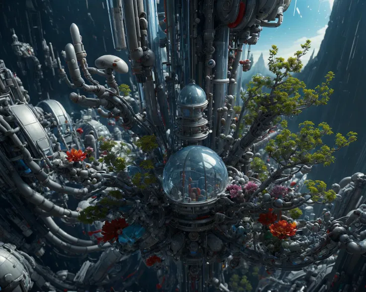 <lora:PlastTech-20:0.6>, plasttech, (extreme close up photo:0.8), plastic, small zen garden from above, scenic view, transparent, flourishing flora, blooming nature, abundant plant life, scifi, synthetic, highly detailed, intricate, surreal, atmospheric, cinematic , stylized, contrast, comic, whimsical, magical, futuristic, bokeh, masterpiece, photorealistic, 8k,