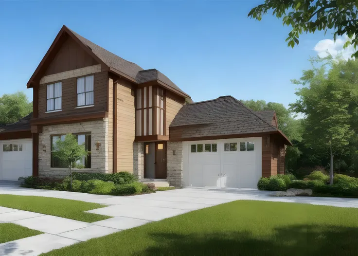 urban brick house
