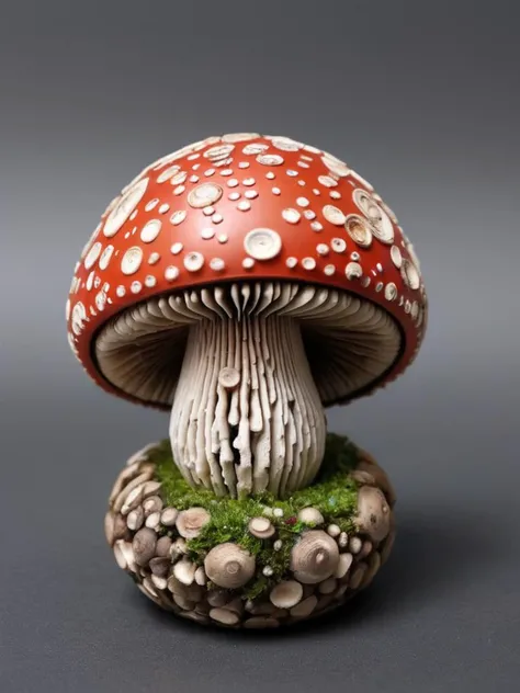 round planet shape, ball shaped, 360 view, choatic influx magnetic reasonance, mushroomz <lora:mushroomz:0.4>