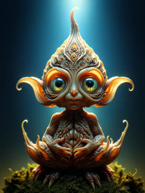 mandelbulb cutie, against [God | Art | Nature], 8k, hdr, RAW, hyperrealistic, cinematic light, evening volumetric light, extremely detailed, sharp focus <lora:zhibi:0.7> zhibi<lora:xl_more_art-full_v1:0.7> <lora:Stefan_Gesell_style_m:0.5> 5GPstyle, by Stefan Gesell