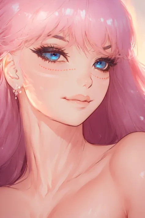 cute face, sexy , beautiful, (masterpiece:1.2), (best quality:1.2), cinematic, perfect eyes, perfect skin, perfect lighting, seductive look, ((small breasts:1.4)), smirk,girl bedroom, light, color, textured skin, detail, beauty, wonder, ultra-detailed, illustration, 1girl, fantasy, perfect face, make up, eye shadow, ultra realistic, ((gorgeous)),(beautiful detailed face and eyes and hair:1.1), Extremely beautiful, pretty woman, beautiful woman, perfect, beautiful detailed face, (wide hips), detailed background, natural breasts, revealing clothes, covered breasts, seductive smile, ((perfect female body)), seductive, alluring,<lora:cutesexyrobutts:1>, (pastel_colors ) ,((chubby:1.1)), nude, ((nsfw)), Belle, <lora:Belle_Anime:0.7>