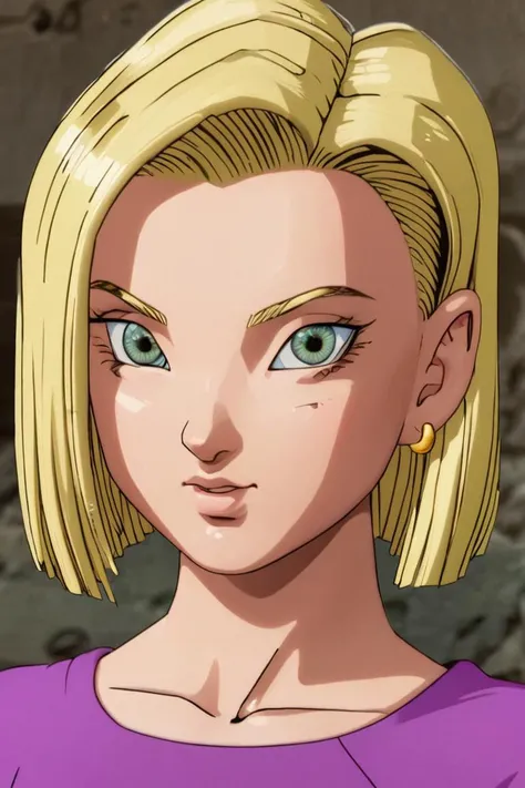 masterpiece, best quality, highres, 8k, intricate details, highly detailed, solo, looking at a viewer, detailed eyes, (1girl:perfect face, cute, petite), in focus, detailed background, nude, upper body
<lora:Android 18 - [Dragonball} - XL Version 1:1>, sysdeep_android18