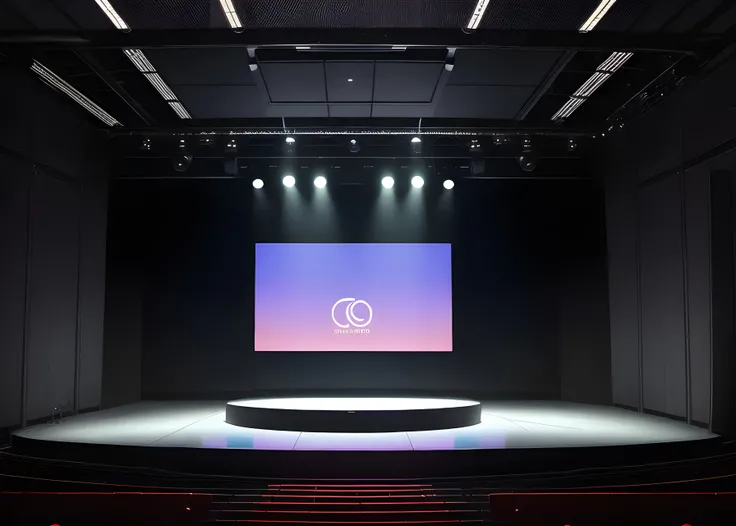 Center Stage: In the middle of the image, visualize a large 3D play button that is the iconic symbol of YouTube. Make it glossy and reflective, catching the viewer's attention