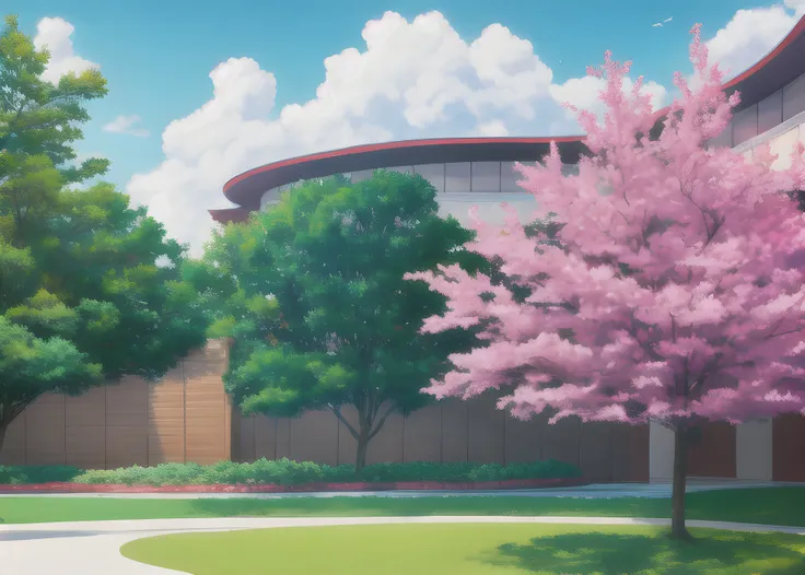 anime landscape, pastel landscapes