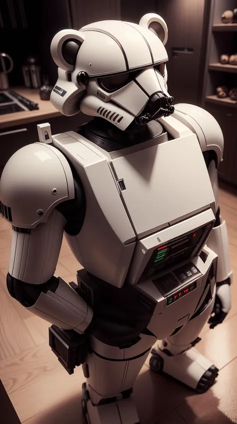 <lora:TheEmpireStyle:1> TheEmpireStyle, white, teddybear, hi-tech plastic
