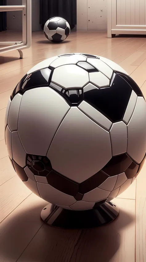 <lora:TheEmpireStyle:1> TheEmpireStyle, white, soccer ball, hi-tech plastic