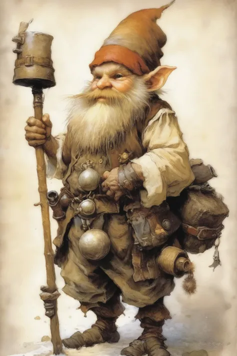 <lora:Jean-Baptiste Monge Style:1>Jean-Baptiste Monge Style - dwarf poster in style of jean-baptiste monge