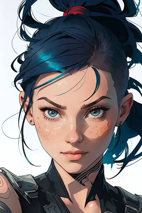 portrait of  DEN_sierhaus_SG (headshot:1.1), 1girl, DC_hero_girl, looking at viewer, (masterpiece, best quality, ultra-detailed, best shadow),, sticker of a girl from dc comic, Kim Jung gi, freedom, soul, digital illustration, comic style, centred, approaching perfection, dynamic, highly detailed, watercolour painting, artstation, concept art, smooth, sharp focus, illustration, art by Carne Griffiths and Wadim Kashin ,