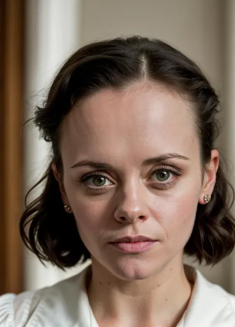 RAW photo of christinaricci-ti , natural lighting, 8k uhd, dslr, soft lighting, high quality, film grain, Fujifilm XT3, by Gerda Taro