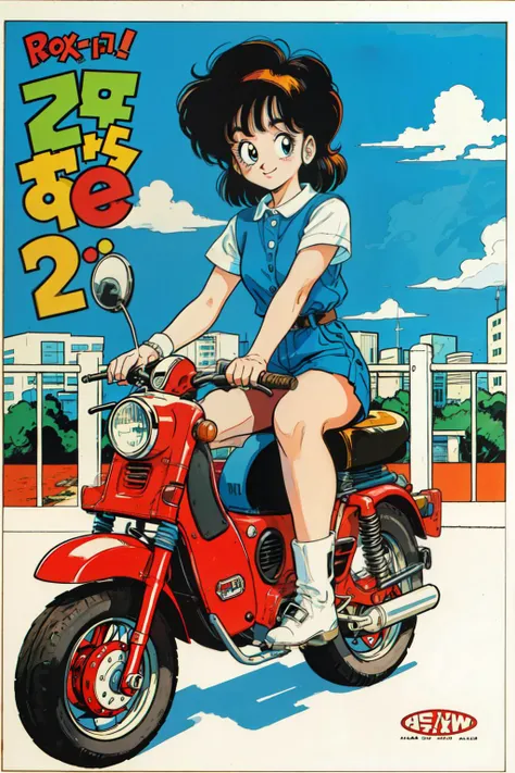 (best quality, masterpiece, RAW photo,ultra-detailed:1.2), <lyco:GoodHands-beta2:1.0>,1girl,solo,looking at viewer,smile <lyco:moko-chan_v10:0.4>
1980s \(style\),retro artstyle,toy box art,logo,riding ground vehicle,moko-chan <lyco:toriyama_akira_3:0.5>