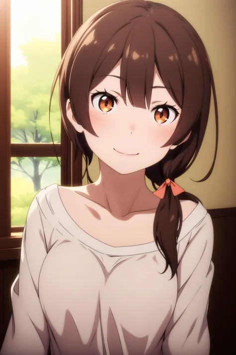 1girl,èæèç©å,solo,long hair,brown hair,red bow,hair ribbon,low ponytail,bangs,brown eyes,wariza,
tied shirt,navel,(off shoulder:0.9),smile,
<lora:ä»é¶åé4V:0.9>,<lora:add_detail:0.3>,<lora:è°æ´colorful_V1_lbw:0.3>,, 8yo,Young female,Beautiful Fingers,Beautiful long legs,Beautiful body,Beautiful Nose,Beautiful character design, perfect eyes, perfect face,expressive eyes,
official art,extremely detailed CG unity 8k wallpaper, perfect lighting,Colorful, Bright_Front_face_Lighting,shiny skin,
(masterpiece:1.0),(best_quality:1.0), ultra high res,4K,ultra-detailed,
photography, 8K, HDR, highres, absurdres:1.2, Kodak portra 400, film grain, blurry background, bokeh:1.2, lens flare, (vibrant_color:1.2), (beautiful_face:1.5),(narrow_waist), ,NSFW,
