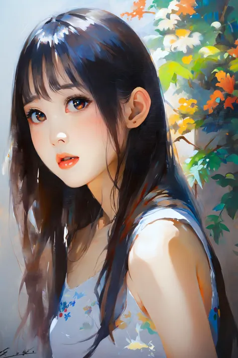 oil painting, vivid colors, beautiful light,
Masterpiece, best quality, 1girl,  <lora:kwFemale_Beta40-SDXL_v1:1>, asian