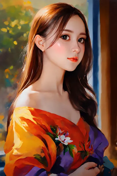 oil painting, vivid colors, beautiful light,
masterpiece, best quality, 1girl, <lora:kwFemale_Beta40-SDXL_v1:1>, waifu