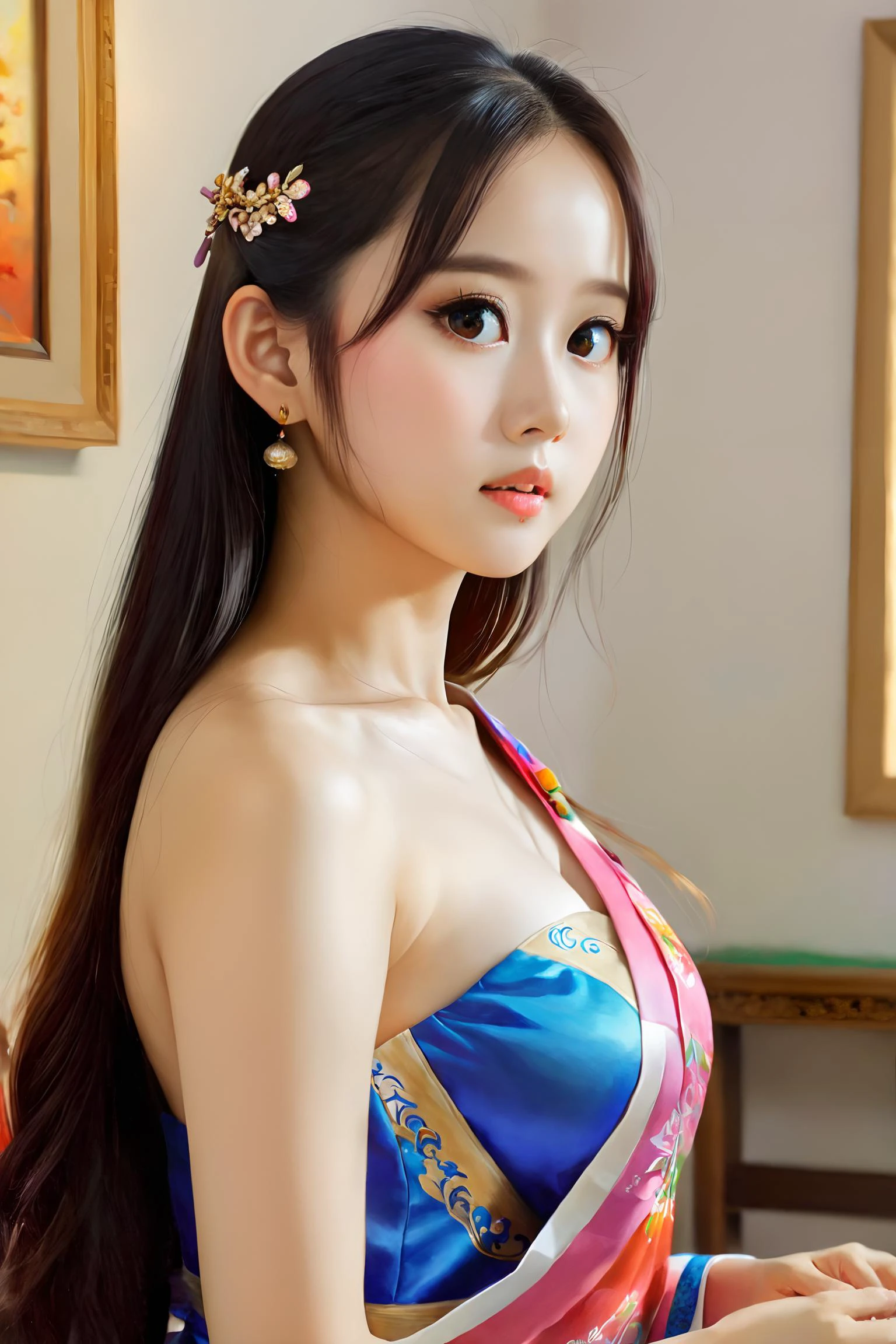 oil painting, vivid colors, beautiful light,
masterpiece, best quality, 1girl, <lora:kwFemaleBeta42_SDXL_v1:1>, chinese,waifu
