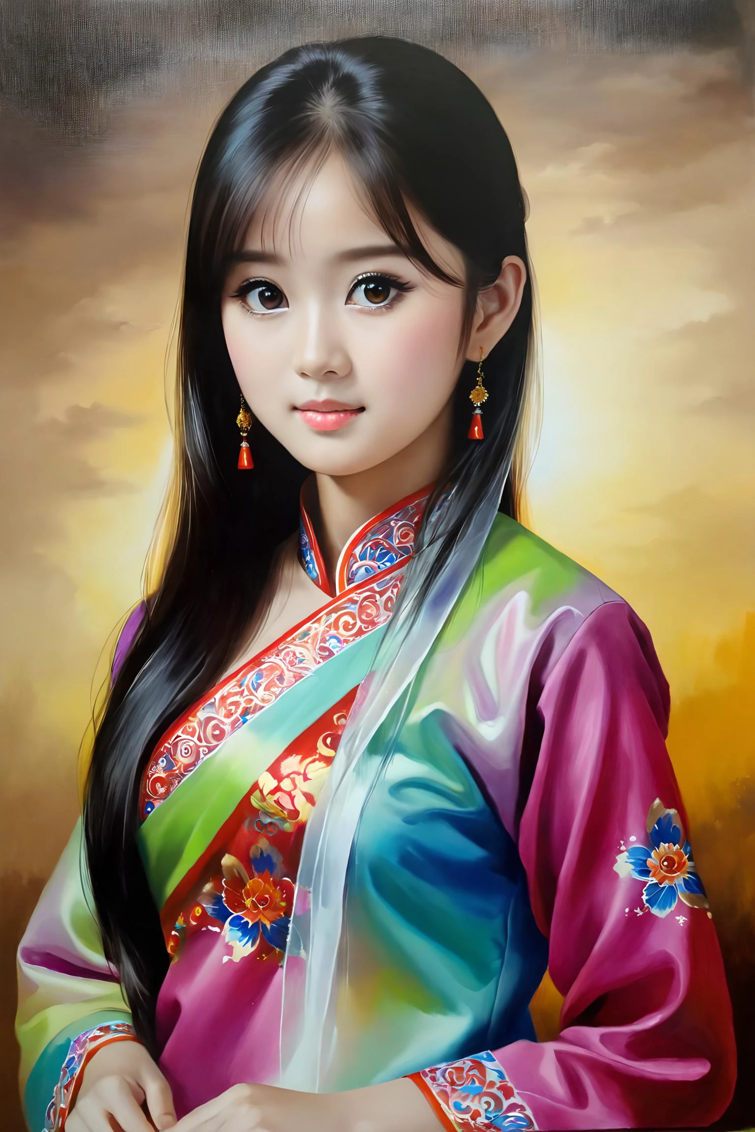 oil painting, vivid colors, beautiful light,
masterpiece, best quality, 1girl, <lora:kwFemaleBeta42_SDXL_v1:1>, chinese