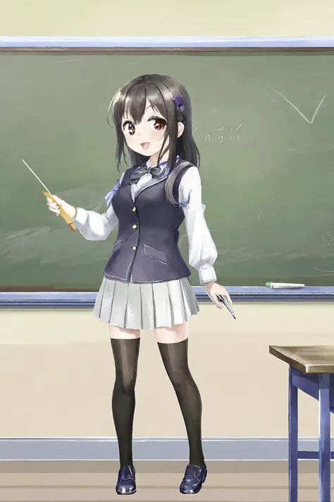 masterpiece, best quality, 1girl, <lora:kwFemaleBeta42_SDXL_v1:1>,
asian,waifu,cleavage,
teacher,classroom,blackboard,pointer