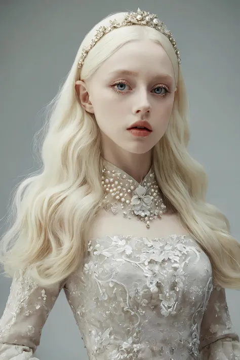 masterpiece, best quality, 1girl, <lora:kwFemaleBeta42_SDXL_v1:1>,
detailed skin texture, hyper real photo, Albinism and Heterochromia by Bella Kotak, intricate fantasy dress, , PhaseOne, ,, photography, photo taken with a Hasselblad H4D, taken with PhaseOne IQ180, IQ160, IQ140, P65+, P45+, extremely detailed, , perfect skin, detailed skin, hyper reality, perfect face,