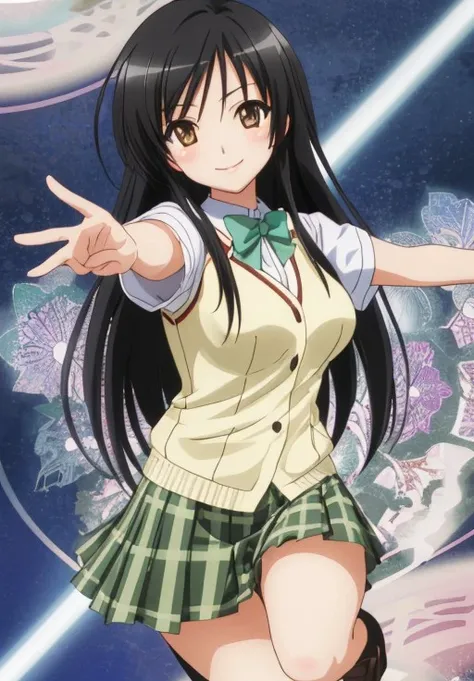 <lora:ToLOVERu:0.6>,YuiKotegawa,smile,dynamic pose,