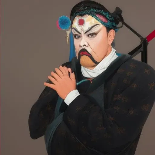 <lora:xiqu:1>best quality, masterpiece, upper body, 8k wallpaper, focus on face, looking at viewers, boy